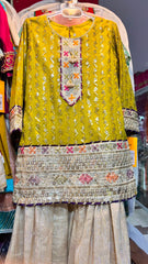 3D Embroidered 4-Sequence Garara Suit