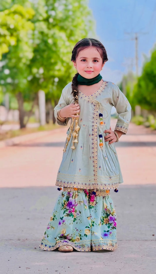 Angrakha Garara Style Suit