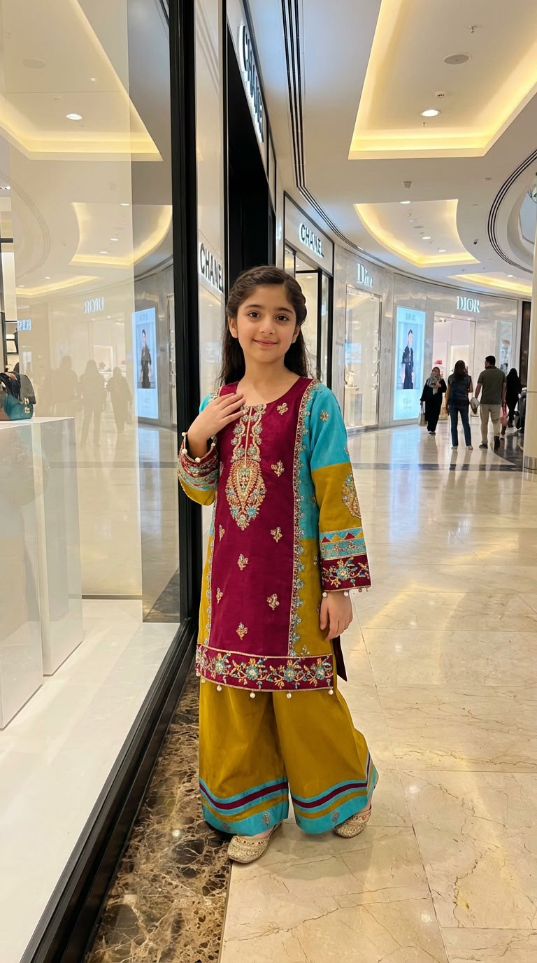 Metro Silk Farshi Shalwaar Suit