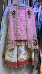 Khadi Fabric Handwork Cape Gown - 3