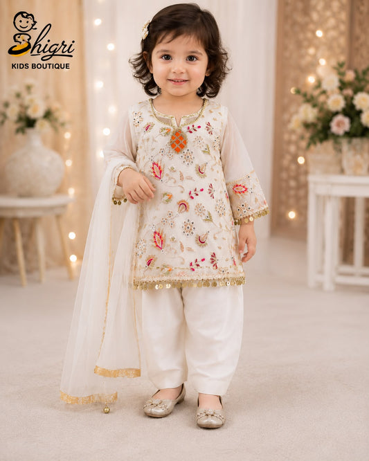 Shefoon 4-Sequence Embroidered Kurta Suit