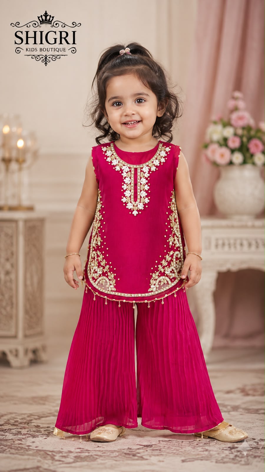 Goldam Handwork Gharara Suit