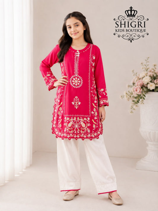 Rani Pink Cotton Suit