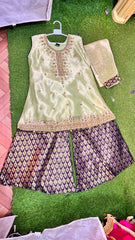 Mesori Handwork Palazzo Suit - 4