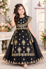 Khadi Net Cape Style Maxi