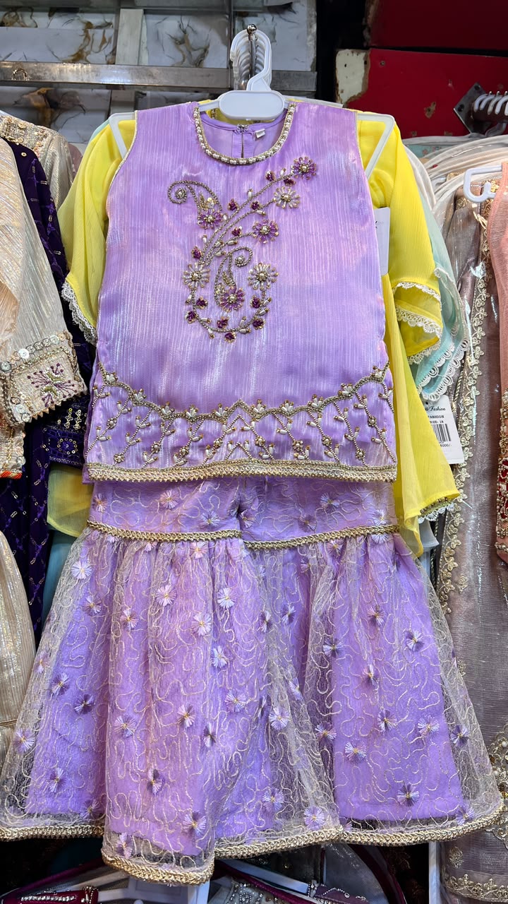 Sheesha Silk Garara Suit