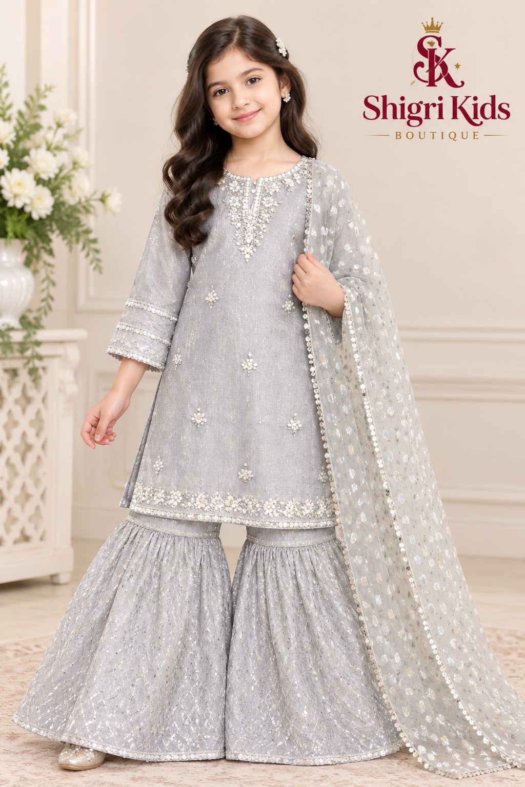 Lava Sheesha Chiffon Garara Suit