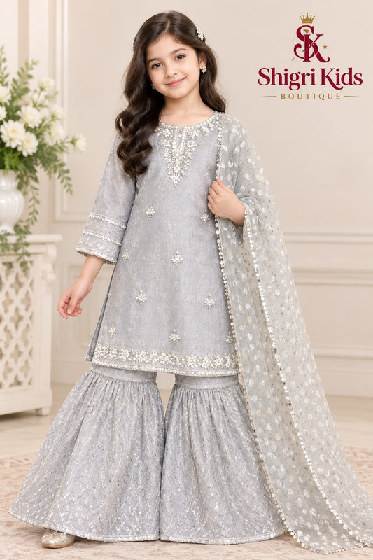Lava Sheesha Chiffon Garara Suit