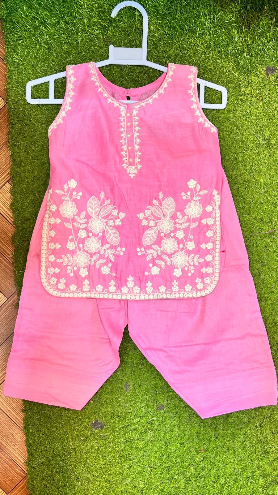 Pure Cotton Gol Daman Farshi Shalwaar Suit