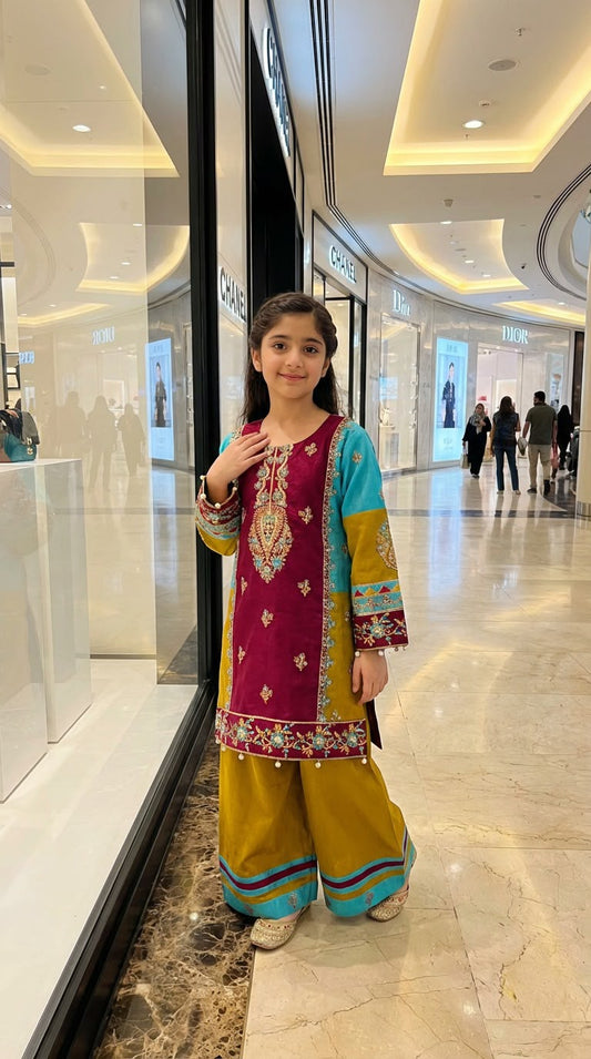 Metro Silk Farshi Shalwaar Suit