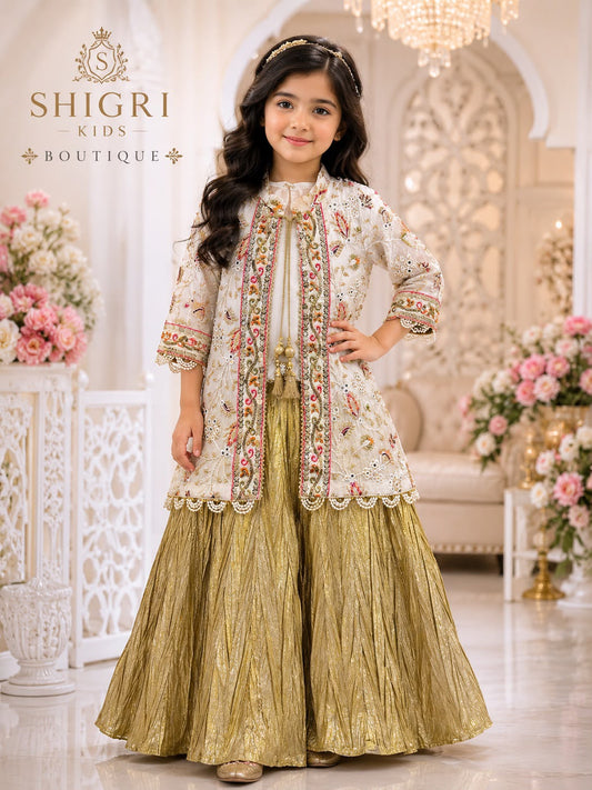 Baby Sharara Gown Suit