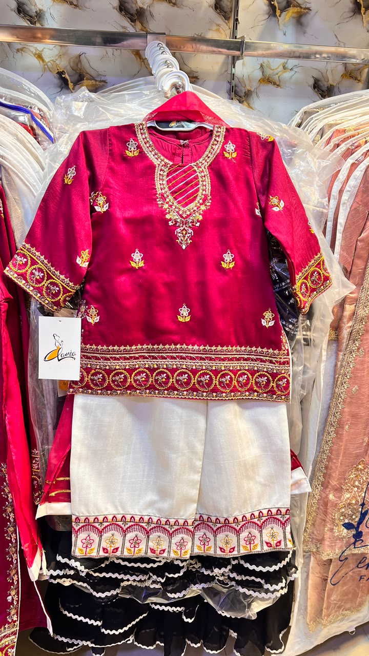 Rasiyan Silk Embroidered Kurta Suit - 2