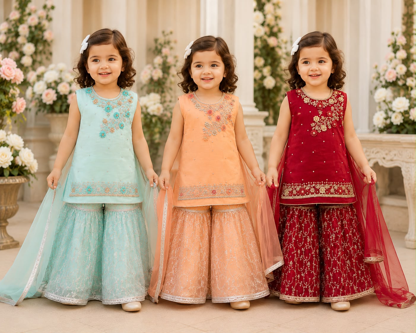 Challa Handwork Garara Suit - 2
