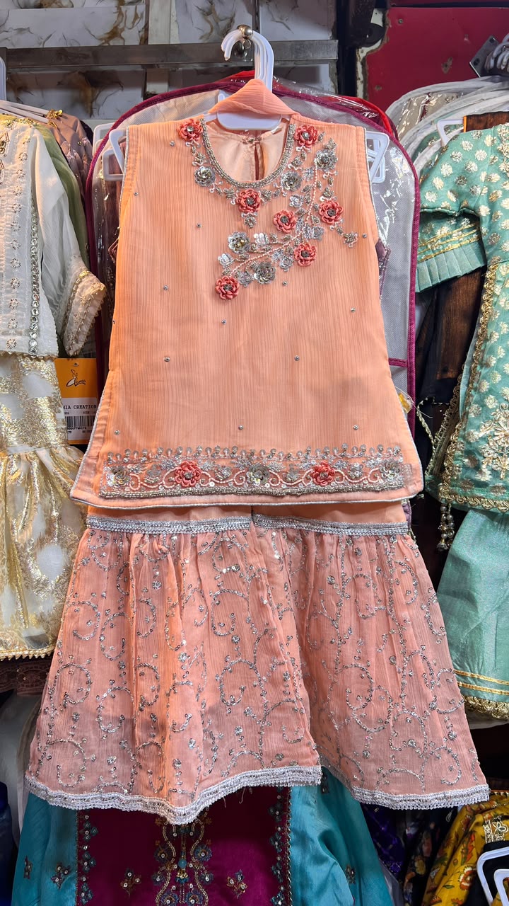 Challa Handwork Garara Suit - 3