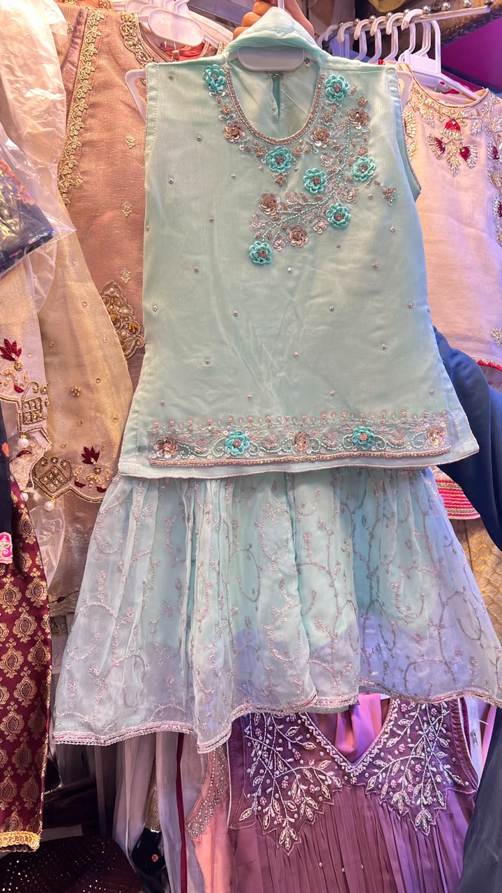 Challa Handwork Garara Suit - 6