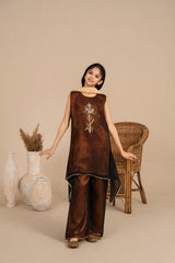 Chiffon Handwork Palazzo Suit