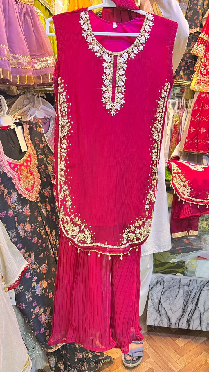 Goldam Handwork Gharara Suit - 2