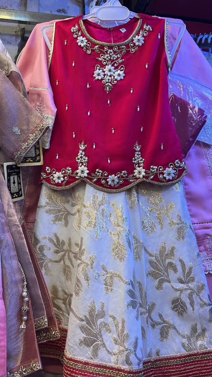Baby Sharara Handwork Suit - 2