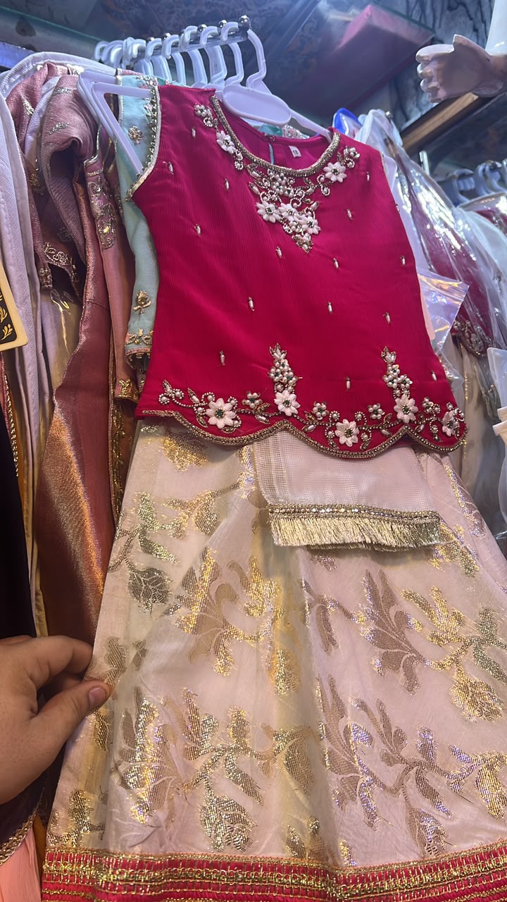 Baby Sharara Handwork Suit - 3