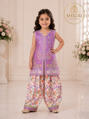Pure Cotton Floral Print Suit
