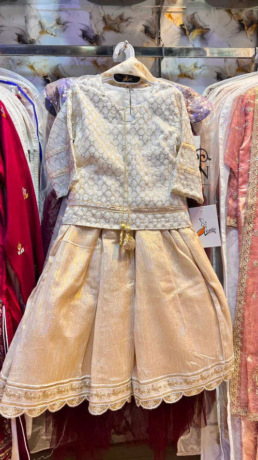 Baby Fancy Sequin Sharara Suit - 2