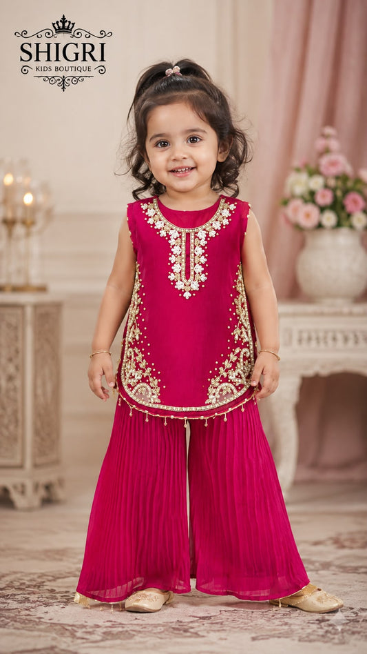 Goldam Handwork Gharara Suit