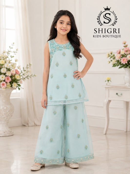 Shefoon Handwork Palazzo Suit
