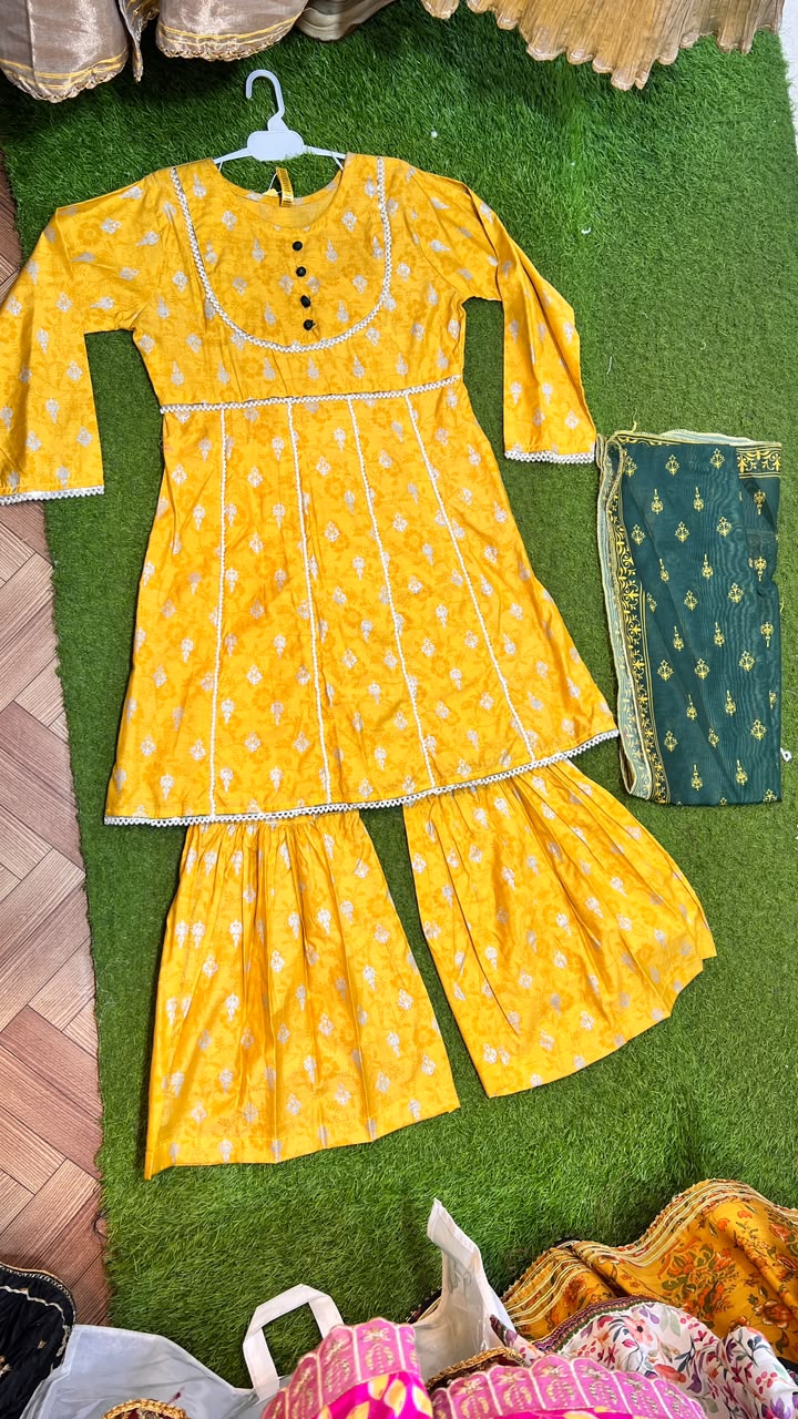 Pure Cotton Garara Suit - 2