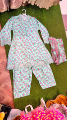 Pure Lawn Farshi Shalwaar Suit - 2