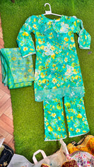 Pure Cotton Butterfly Style Suit - 2