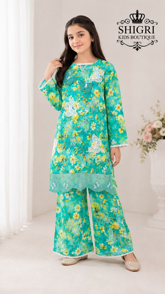 Pure Cotton Butterfly Style Suit