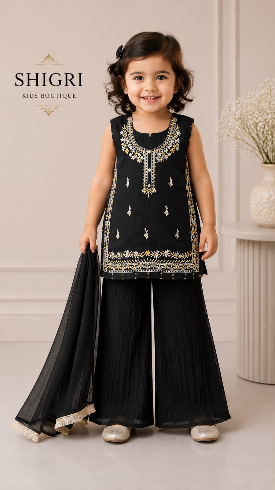 Crush Palazzo Kora Dapka Suit - 2