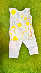 Sunshine Print Cotton Suit - 4