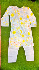 Sunshine Print Cotton Suit - 3