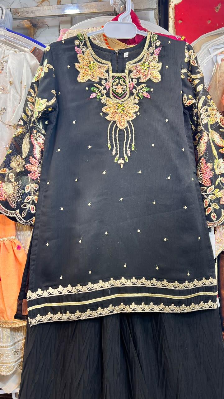 Sequence Work Crush Palazzo Suit - 6