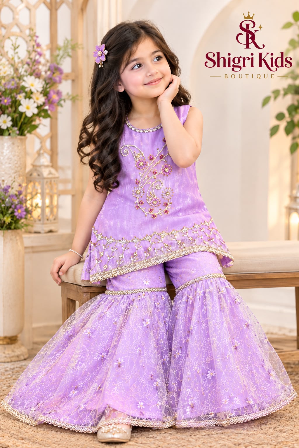 Sheesha Silk Garara Suit