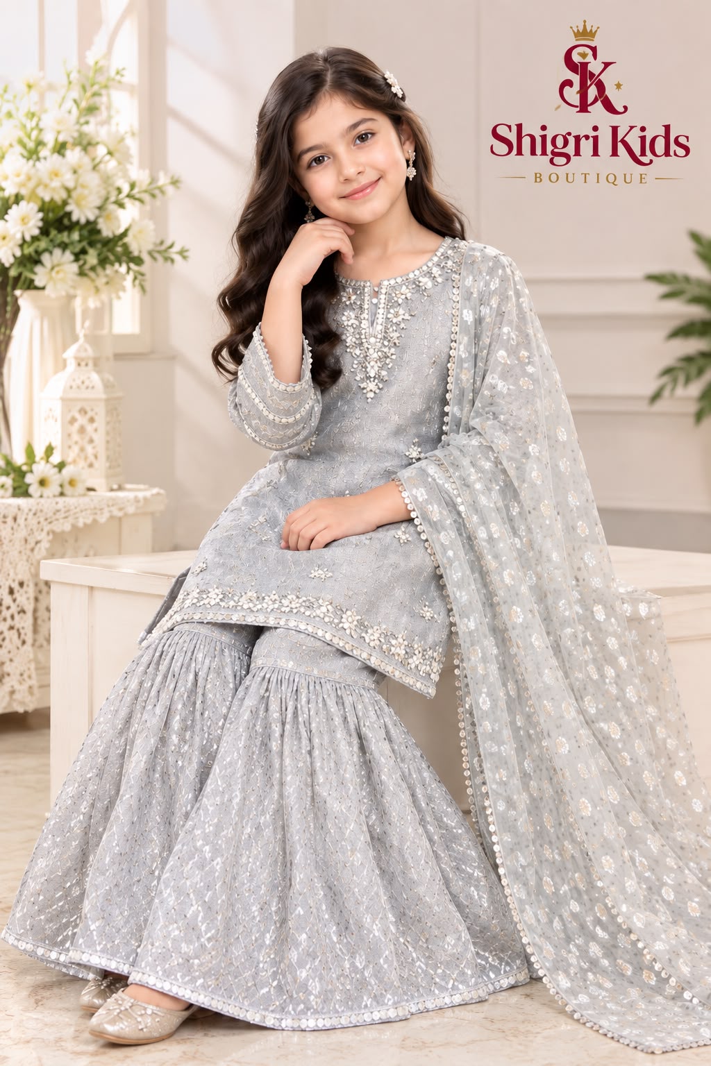 Lava Sheesha Chiffon Garara Suit