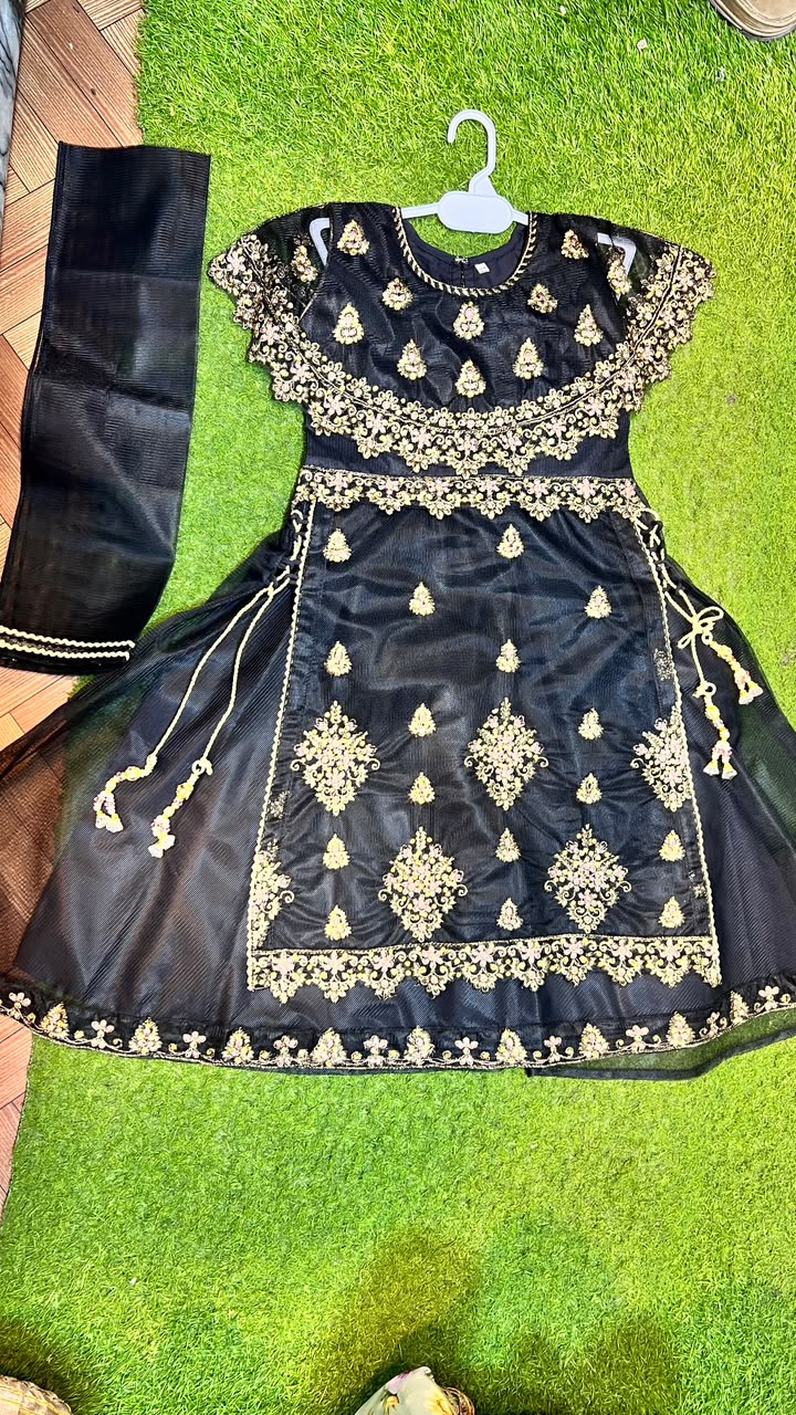 Khadi Net Cape Style Maxi