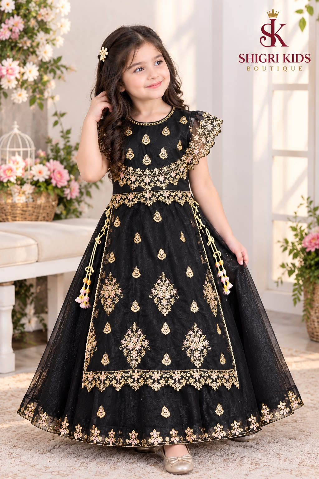 Khadi Net Cape Style Maxi