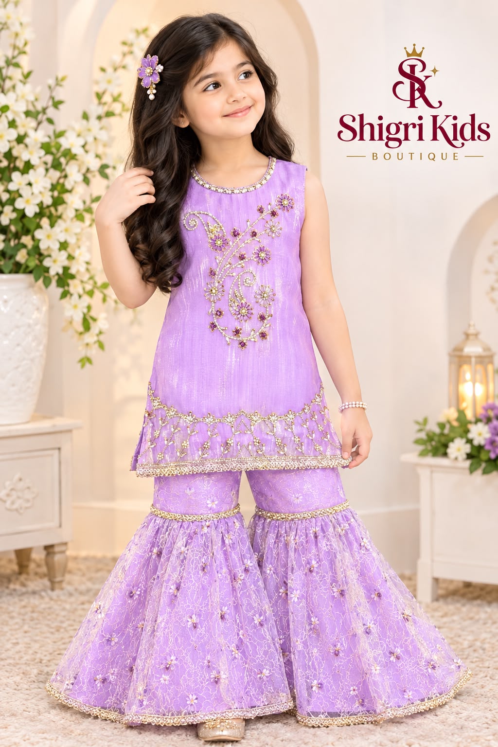 Sheesha Silk Garara Suit