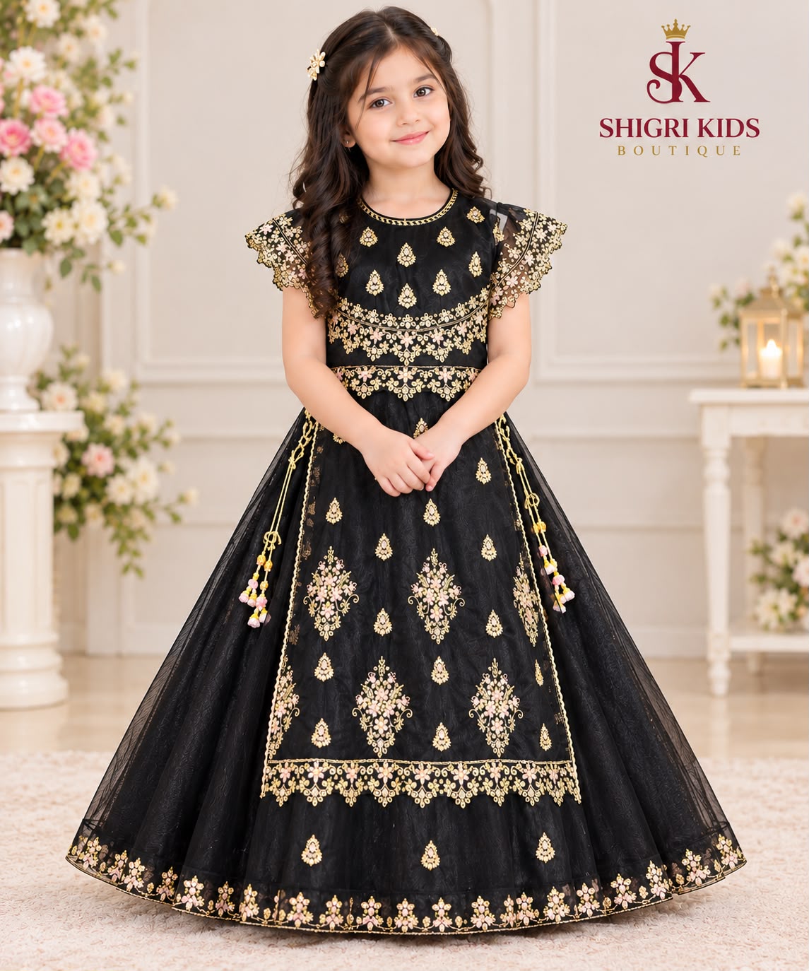 Khadi Net Cape Style Maxi
