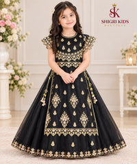 Khadi Net Cape Style Maxi