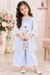 Organza Gown Style Palazzo Suit