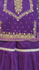 Purple Handwork Garara Suit