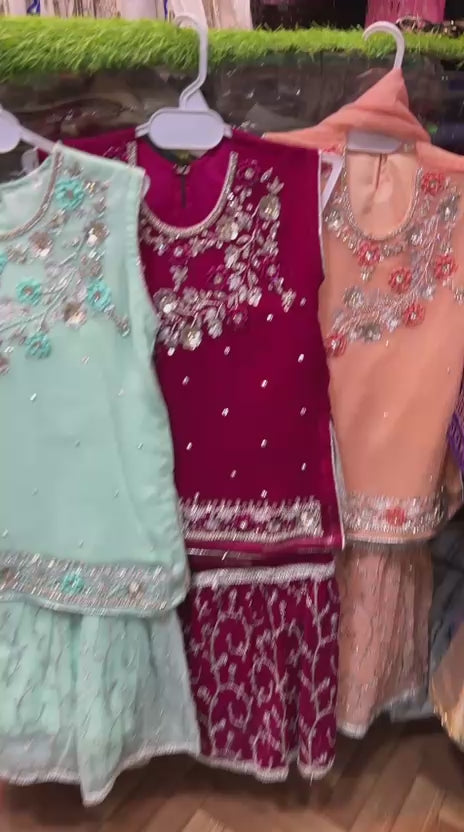 Challa Handwork Garara Suit