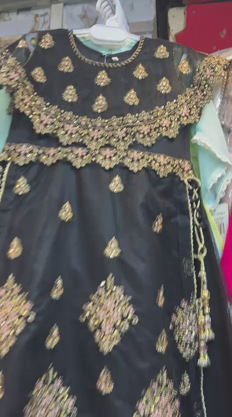 Khadi Net Cape Style Maxi